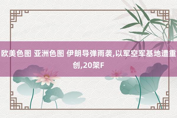 欧美色图 亚洲色图 伊朗导弹雨袭，以军空军基地遭重创，20架F